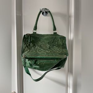 Authentic Givenchy Distressed Leather Pandora Bag- size Medium